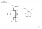 Bremsscheibe HART 215 359