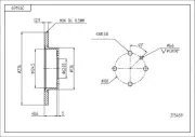 Bremsscheibe Vorderachse HART 215 469