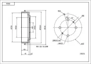 Bremstrommel Hinterachse HART 218 226