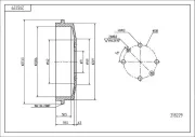 Bremstrommel Hinterachse HART 218 229