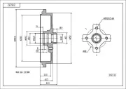 Bremstrommel Hinterachse HART 218 232