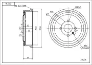 Bremstrommel Hinterachse HART 218 236