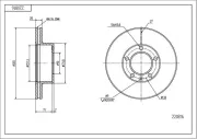 Bremsscheibe HART 220 816