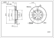 Bremsscheibe HART 220 819