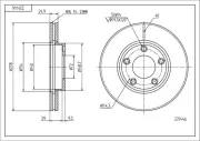 Bremsscheibe HART 221 446