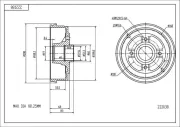 Bremstrommel HART 222 038