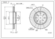 Bremsscheibe Vorderachse HART 224 363