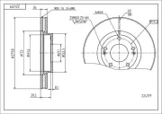 Bremsscheibe Vorderachse HART 224 379