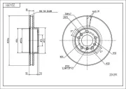 Bremsscheibe Vorderachse HART 224 391