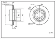 Bremsscheibe Hinterachse HART 224 393