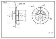 Bremsscheibe HART 224 922