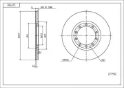 Bremsscheibe Hinterachse HART 227 982