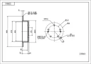 Bremsscheibe HART 228 865