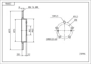 Bremsscheibe HART 230 986