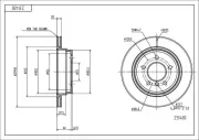 Bremsscheibe HART 231 480