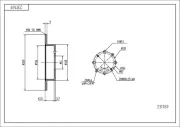 Bremsscheibe HART 231 769