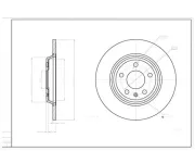 Bremsscheibe Hinterachse HART 232 227