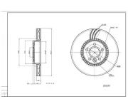 Bremsscheibe HART 232 234