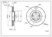 Bremsscheibe HART 232 387