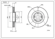 Bremsscheibe HART 232 486