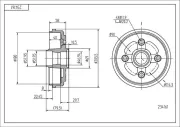 Bremstrommel HART 234 161