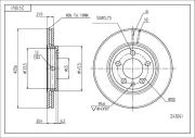 Bremsscheibe HART 241 041