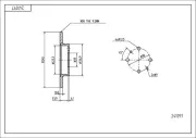 Bremsscheibe HART 241 097