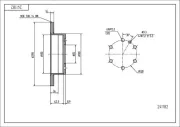 Bremsscheibe HART 241 182