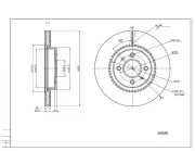 Bremsscheibe HART 242 256