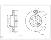 Bremsscheibe Vorderachse HART 250 261