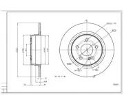 Bremsscheibe Hinterachse HART 250 262