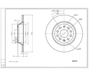 Bremsscheibe Hinterachse HART 250 372