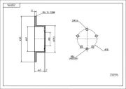 Bremsscheibe HART 250 596