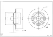 Bremsscheibe HART 229 064