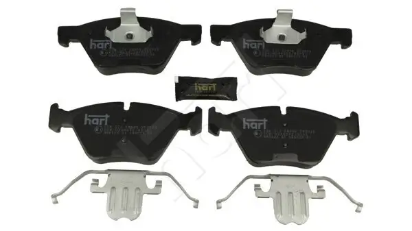 Bremsbelagsatz, Scheibenbremse Vorderachse HART 258 574