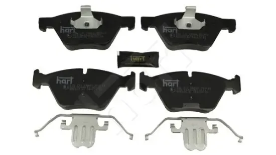 Bremsbelagsatz, Scheibenbremse Vorderachse HART 258 574 Bild Bremsbelagsatz, Scheibenbremse Vorderachse HART 258 574