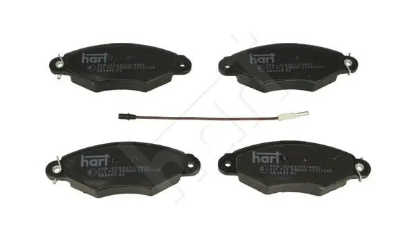 Bremsbelagsatz, Scheibenbremse HART 215 913