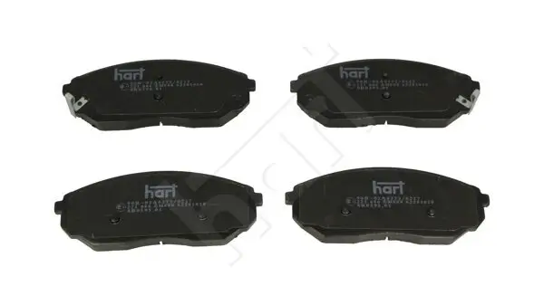 Bremsbelagsatz, Scheibenbremse Vorderachse HART 221 666