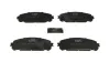 Bremsbelagsatz, Scheibenbremse Vorderachse HART 256 502 Bild Bremsbelagsatz, Scheibenbremse Vorderachse HART 256 502