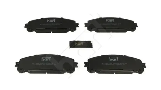 Bremsbelagsatz, Scheibenbremse Vorderachse HART 256 502 Bild Bremsbelagsatz, Scheibenbremse Vorderachse HART 256 502