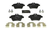 Bremsbelagsatz, Scheibenbremse Hinterachse HART 256 505