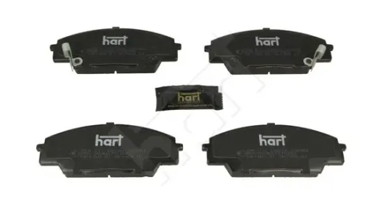 Bremsbelagsatz, Scheibenbremse Vorderachse HART 256 513 Bild Bremsbelagsatz, Scheibenbremse Vorderachse HART 256 513