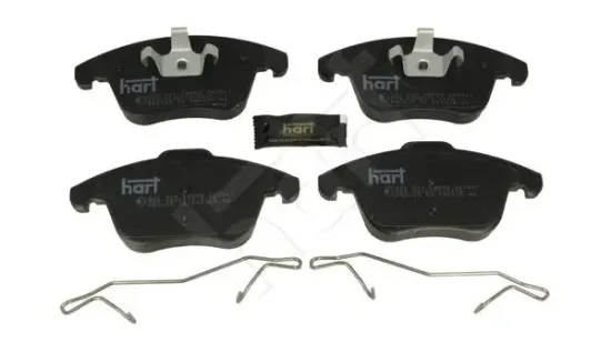 Bremsbelagsatz, Scheibenbremse Vorderachse HART 256 529 Bild Bremsbelagsatz, Scheibenbremse Vorderachse HART 256 529