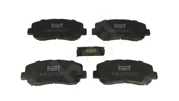 Bremsbelagsatz, Scheibenbremse Vorderachse HART 256 539