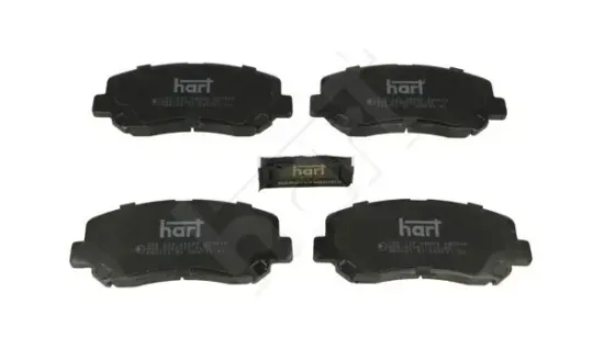 Bremsbelagsatz, Scheibenbremse Vorderachse HART 256 539 Bild Bremsbelagsatz, Scheibenbremse Vorderachse HART 256 539