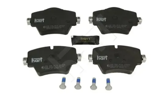 Bremsbelagsatz, Scheibenbremse Vorderachse HART 256 556 Bild Bremsbelagsatz, Scheibenbremse Vorderachse HART 256 556