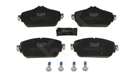 Bremsbelagsatz, Scheibenbremse Vorderachse HART 256 944 Bild Bremsbelagsatz, Scheibenbremse Vorderachse HART 256 944