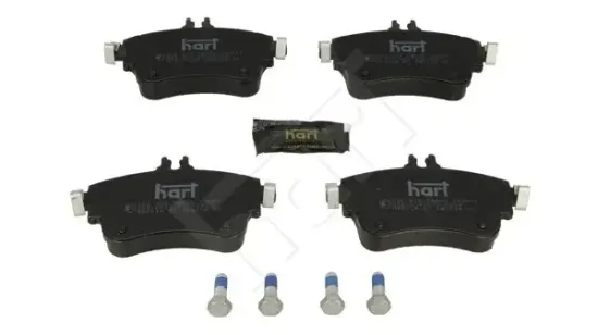 Bremsbelagsatz, Scheibenbremse Vorderachse HART 256 948 Bild Bremsbelagsatz, Scheibenbremse Vorderachse HART 256 948