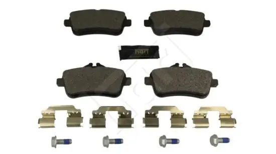 Bremsbelagsatz, Scheibenbremse Hinterachse HART 256 951 Bild Bremsbelagsatz, Scheibenbremse Hinterachse HART 256 951