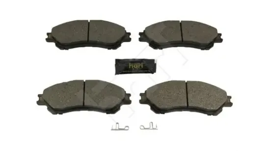 Bremsbelagsatz, Scheibenbremse Vorderachse HART 256 507 Bild Bremsbelagsatz, Scheibenbremse Vorderachse HART 256 507